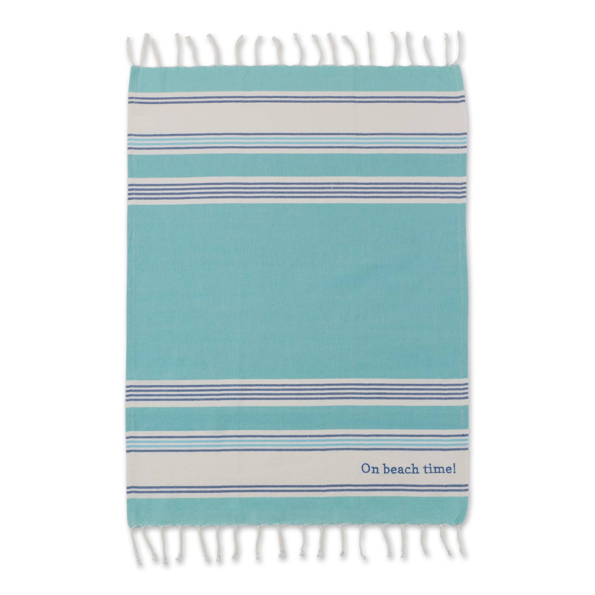 DII® Beach House Vibes Embellished Dishtowel Set
